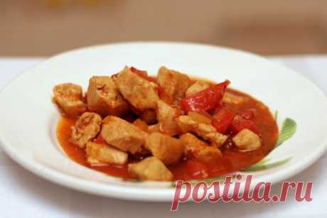 Гуляш из куриного филе — Женская страничка
