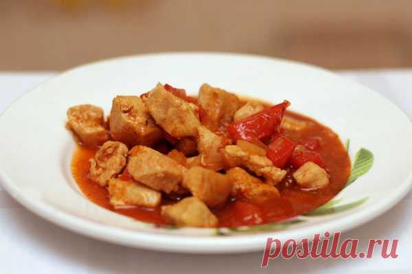 Гуляш из куриного филе — Женская страничка