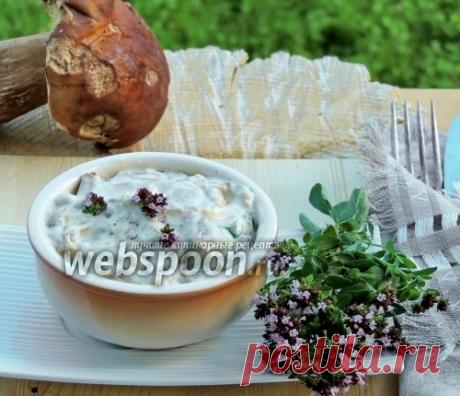 Рагу из белых грибов