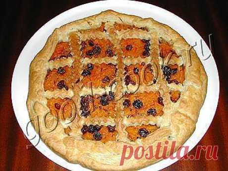 Хорошая кухня - пирог с тыквой. Кулинарная книга рецептов. Салаты, выпечка.