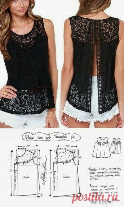 Выкройки модных блузок на любой вкус