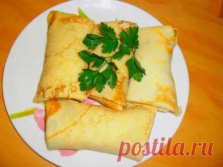 Блинчики с начинкой из курицы