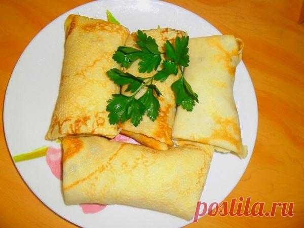 Блинчики с начинкой из курицы