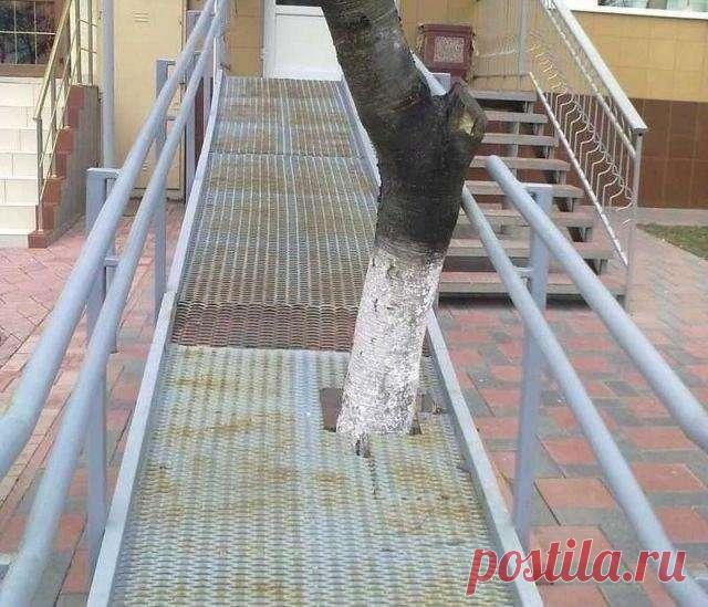 15+ доказательств того, что отечественные пандусы бессмысленны и беспощадны . Тут забавно !!!