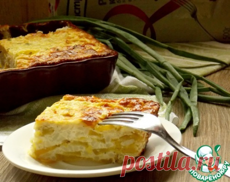 Кабачковая запеканка с рисом - кулинарный рецепт