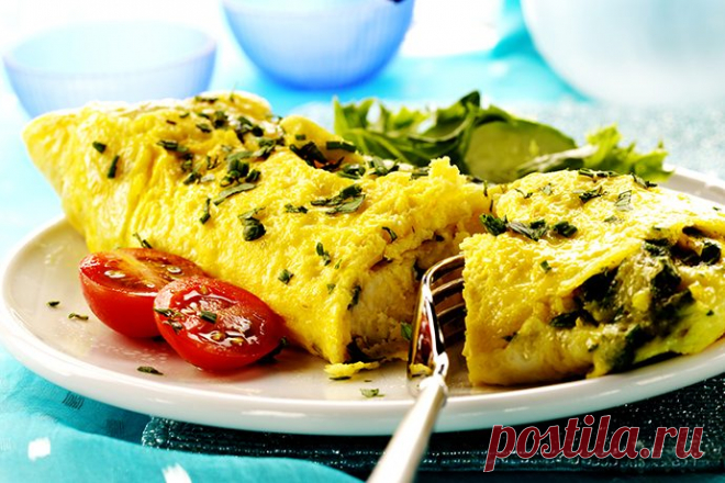 5 вкуснейших рецептов омлета к завтраку