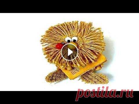 Оберег для дома своими руками/Домовята/Мастер класс как сделать оберег для дома/ Своими руками #измешковины #изшпагата #изджута...