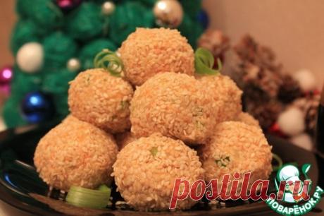 Салатные шарики "А-ля Мимоза" - кулинарный рецепт