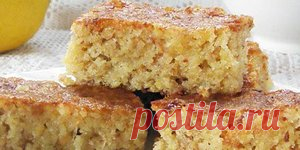 Пирог с лимоном