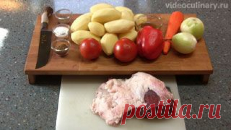 Жаркое с картошкой – Классический рецепт от Видео Кулинарии
