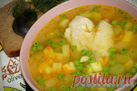 Рецепт куриного супа с кабачками 

Хочу предложить вам рецепт очень вкусного и лёгкого куриного супа с кабачками. Очень нежный и превосходный вкус. А зелёный горошек дарит супу дополнительные яркие краски. Готовится быстро, а результ…
