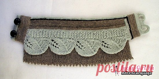 ажурная кайма спицами для отделки любых изделий - Поиск в Google