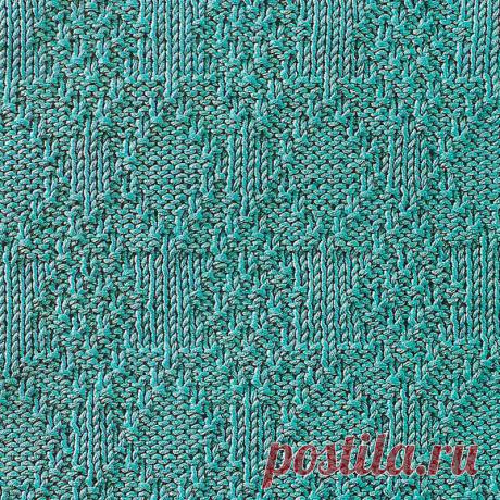 Узор № 94 - геометрический узор. Схему вязания и условные обозначения вы сможете увидеть на сайте.