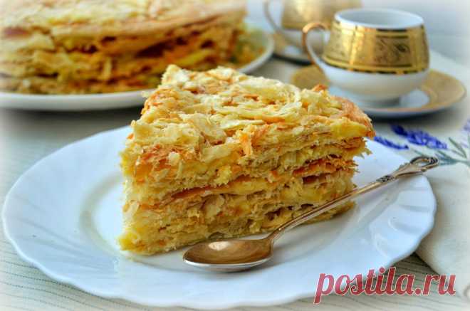 MY FOOD или проверено Лизой: Торт "Наполеон" - легендарный рецепт на домашнем слоеном тесте