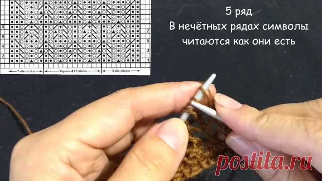 Вяжем шетландский узор 
