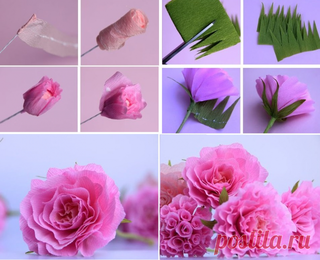 Цветы из бумаги: мастер-класс — Сделай сам, идеи для творчества - DIY Ideas