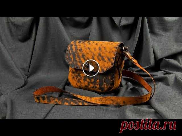 Сумка из кожи своими руками. Простая кожаная сумка + выкройка / Simple leather bag handemade pattern

вязание в полоску спицами