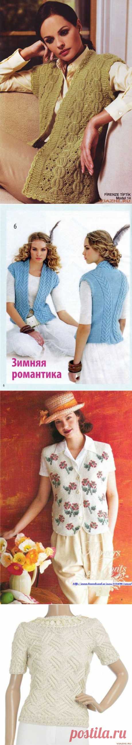 безрукавки, жилеты и топы спицами | Записи в рубрике безрукавки, жилеты и топы спицами | Дневник Иримед