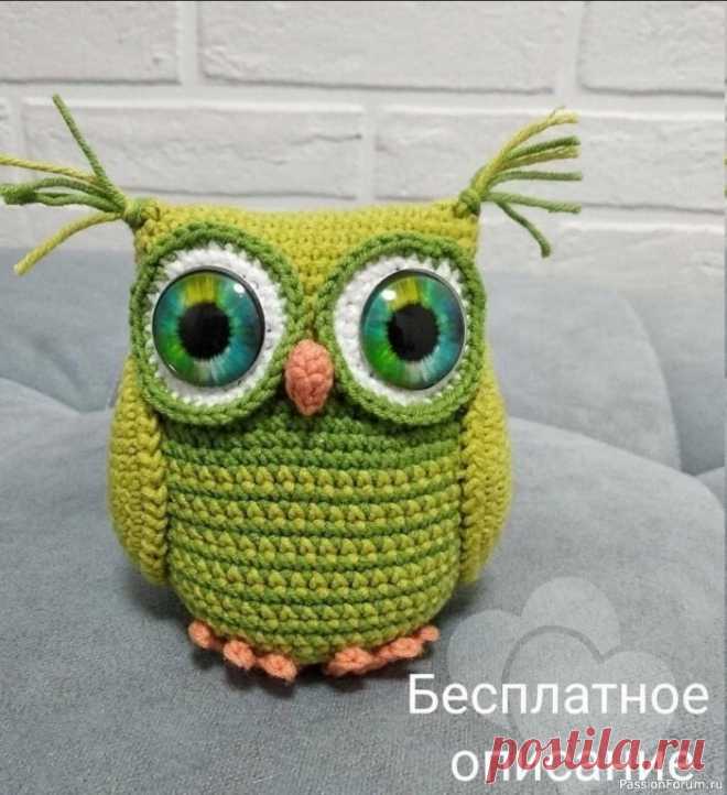 Сова крючком. МК | Вязаные игрушки. Мастер-классы, схемы, описание.