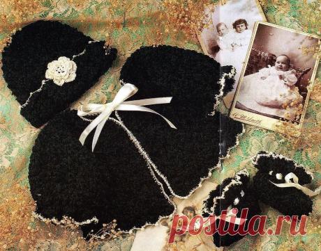 Chenille Baby Ensemble by FancyFashion - Craftsy