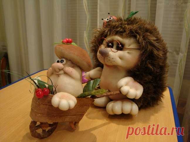 Куклы, сделанные в чулочной технике. | Colors.life