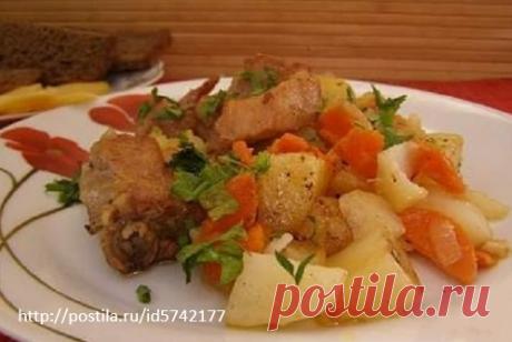 РЕБРЫШКИ С ОВОЩАМИ В МУЛЬТИВАРКЕ.