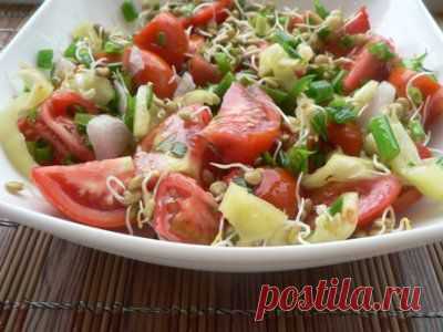 Легкие постные салаты к празднику