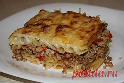ЛАЗАНЬЯ (без листов и лаваша)... ИЗ МАКАРОШ. ОБАЛДЕННО ВКУСНО!!! МАСТЕР-КЛАСС С ФОТО))): Дневник группы "Рецепты для очень занятой мамы" - Страна Мам