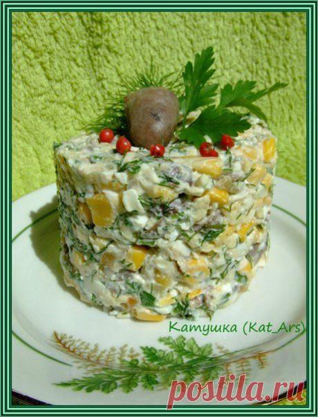 Салат из куриных сердечек♥♥♥ - Простые рецепты Овкусе.ру