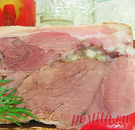 Прессованное мясо из рульки