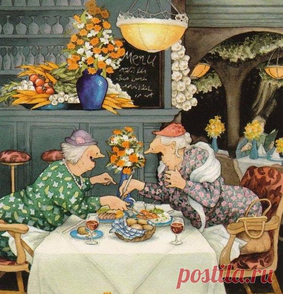 Приятно поговорить с хорошим другом.