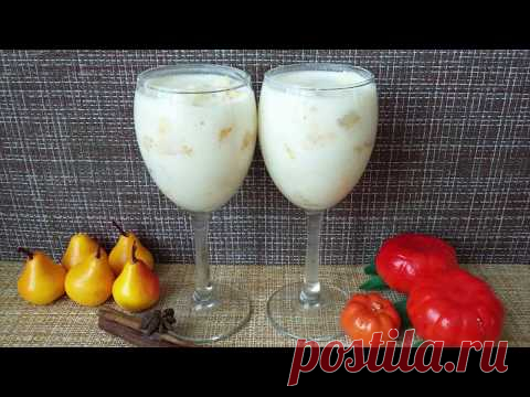 ФРУКТОВЫЙ КОКТЕЙЛЬ НА КЕФИРЕ │ ВКУСНО И ПОЛЕЗНО - YouTube
