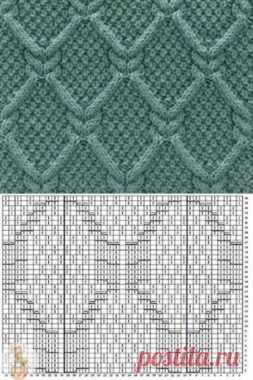 Уютный пуловер спицами