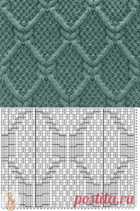 Уютный пуловер спицами