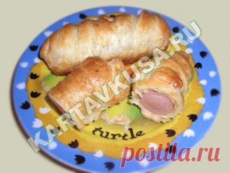 СОСИСКИ В ТЕСТЕ | КартаВкуса.ру - рецепты с фото