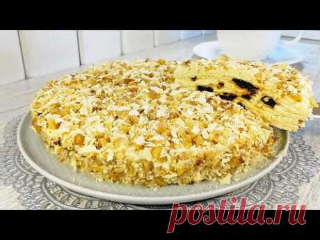 Самый ЛЕНИВЫЙ и Самый ВКУСНЫЙ Торт без выпечки "ПЛОМБИРНЫЙ"