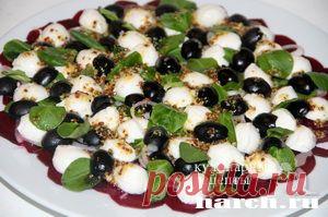 Салат из свеклы с моцареллой | Харч.ру - рецепты для любителей вкусно поесть