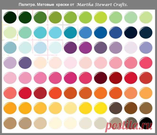 Акриловые краски от Martha Stewart Crafts. Хар-ка + МК.