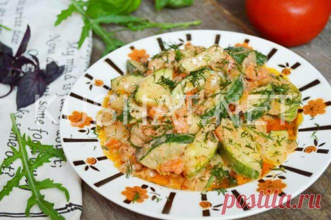 Тушеные цукини. Пошаговый рецепт с фото - Кушать нет