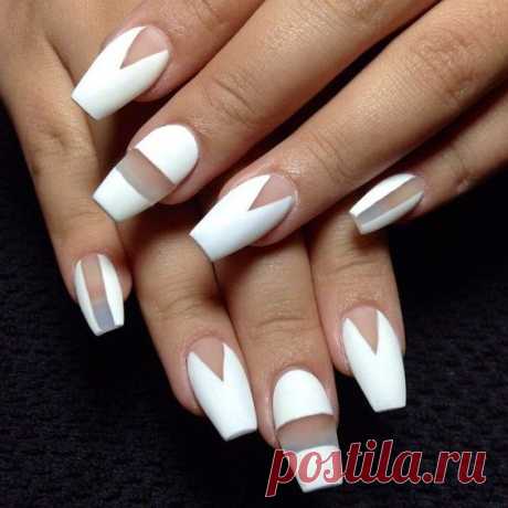 Красим ногти с геометрией! #looksima