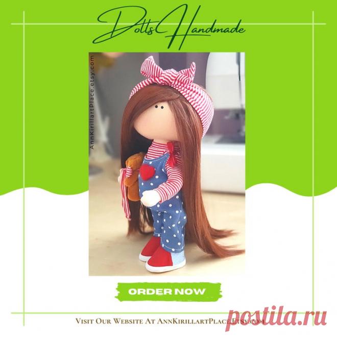 Baby Rag Doll Art Nursery Doll Kids Decor Doll Handmade | Etsy