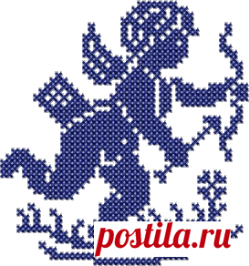 10321 Набор для машинной вышивки крестом херувим