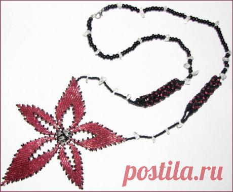 Малина со льдом | biser.info - всё о бисере и бисерном творчестве