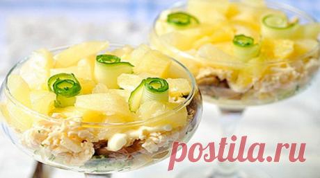 Салат с пекинской капустой и ананасами - lublugotovit.me