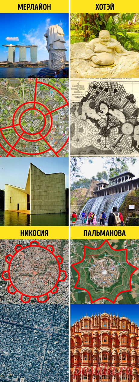 10 городов мира, в планировку которых заложен тайный смысл / Туристический спутник