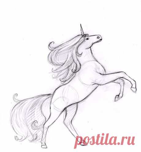Рисуем единорога — Сделай сам, идеи для творчества - DIY Ideas