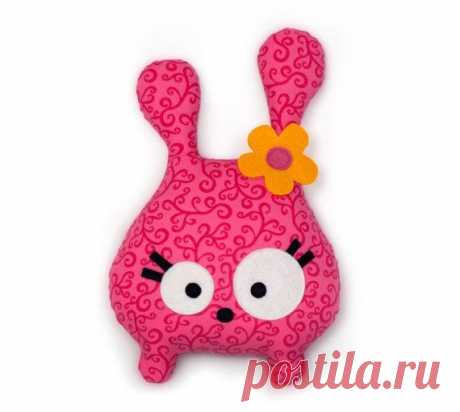 Tumsy the Bunny sewing pattern - stuffed animal tutorial PDF