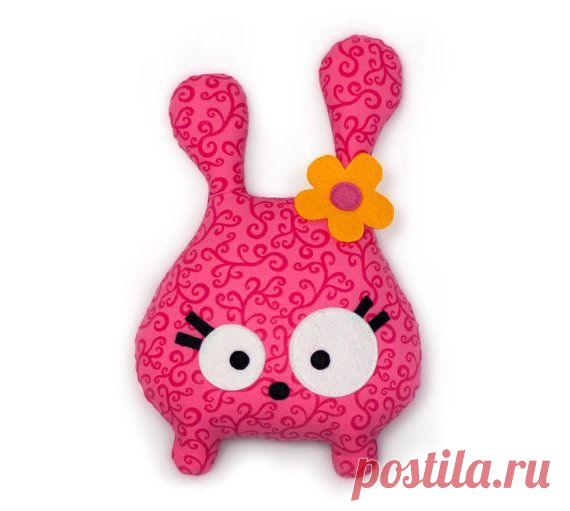 Tumsy the Bunny sewing pattern - stuffed animal tutorial PDF