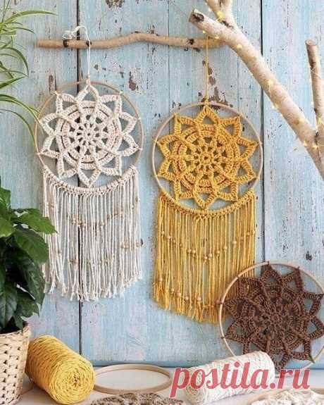 ​Ловцы снов, связанные крючком