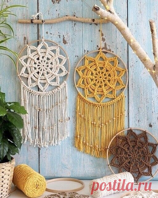 ​Ловцы снов, связанные крючком